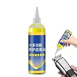 ヘアトリマー用オイル | シェービング用無臭カミソリオイル 30ml/125ml,防錆用のメンテナンスオイル、家庭用および理髪用の脱毛アクセサリー Mechesa