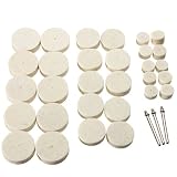 Sndy 33pcs ソフトフェルト電動ミル研磨ホイール混合セットアクセサリーロータリーツール