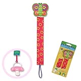 Stephen Joseph Pacifier Clip, Butterfly Pink by Stephen Joseph [並行輸入品]