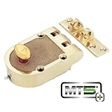 mul-t-lock mt5 + Single円柱Jimmy Proofリム付き円柱 – 明るい真鍮