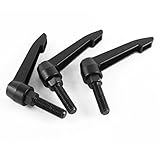 uxcell M10 x 35mm Male Thread Lathe Machinery Adjustable Clamping Handle 3pcs [並行輸入品]