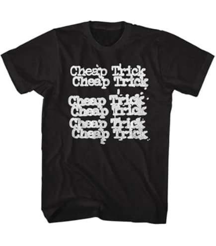 Cheap Trick Tシャツ Lサイズ 黒 Amazon.co.jp: チープ・トリック チープトリック ロゴ ブラック メンズ