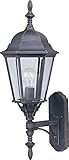Maxim Lighting 1003RP One Light Clear Glass Wall Lantern, Rust Patina [並行輸入品]