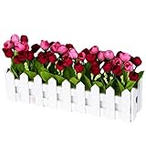 人工花の配置部屋のコンポーネントウッドフェンス花の装飾-A19