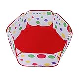 WINOMOキッズボールPlayポーリングテントPlaypenボールピット幼児用Ball Pit withバスケットボールフープ