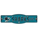 NHL San Jose Sharks 27864010ストリート/ゾーンサイン、4.5 " X 17 "