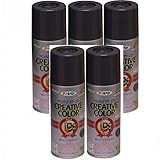 アサヒペン クリエイティブカラースプレー 300ML 88チャコールグレー 【まとめ買い5缶セット】