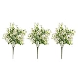 B Blesiya 人工　満天星　花　美しい　装飾花　ブライダルブーケ　結婚式　パーティー　全2セット選択可能　　　　 - 3本