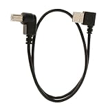 直角　USB A to B male 　プリンタ延長ケーブル　HP LEXMARK CANON EPSON 対応