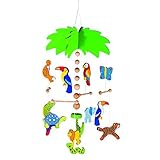 Goki Mobile Palm Tree with Birds Baby Toy [並行輸入品]