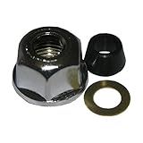 LASCO 03 – 1815蛇口クロムメッキ供給チューブ接続ナット3 / 8インチチューブX 1 / 2インチFIP
