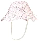 petit bonheur プチボヌール ひもがはずせるリバーシブルピケハットUV ホワイト×プチフルール