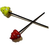 Amazon 指し棒 アニマル 赤 白２本セット 指差し棒 指示棒 肉球 猫の手 ポインター 指示棒 文房具 オフィス用品