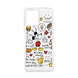 GGODDCASE MOTO G66J 5G 用 ケース ミッキーマウス 漫画 キャラクター かわいい ファッション 軽量 持ち運びも簡単 透明 完全保護落下 防止携帯電話ケース (Moto G66J 5G 用)
