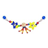 Heimess Pram Chain (Octopus) （ハイメス ドイツ製 バギー用玩具 木のおもちゃ バギートイ (オクトパス)）