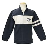 [アルマーニジュニア] ARMANI JUNIOR 長袖ジップアップ トレーナー QXB801WNVY 8Aサイズ