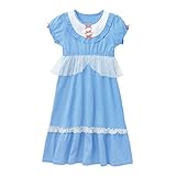 (ニッセン) nissen キッズ おやすみ ロングドレス パジャマ （ パンツ付 ） サックス 身長 130 cm