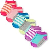 THE CHILDREN'S PLACE(ザ・チルドレンズプレイス) カラーブロック&ストライプアンクルソックス6パック 小物 3～4才【並行輸入】
