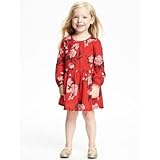 オールドネイビー OLD NAVY/ ドロップウエストフローラルドレス レッドフローラル ワンピース 5歳【並行輸入】