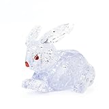 yjydada 3dクリスタルパズルキュートなウサギモデルDIYガジェットブロックBuilding Toyギフト TZZ80111662_QJY