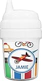 Transportation &ストライプベビーSippy Cup ( Personalized )
