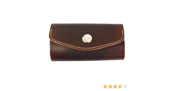 Amazon モト Moto Kc5d 手染めキーケース Dark Brown One Size Dark Brown Leather Silver Moto モト キーケース