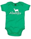 (いつでも。) Always, プリント　ベビースーツ - グリーン/白 12-18 ヶ月
