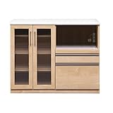 大川家具 関家具 オープンカウンター 幅120cm ナチュラル CK-234356