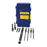 IRWIN 1881131 Impact Performance Series Concrete Screw Drill-Drive Installation Set with Pro Set Cas