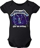 メタリカ Metallica Ride The Lightning 赤ちゃん Baby Romper Tシャツ T-Shirt