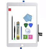 Zentop タッチスクリーン デジタイザー ホワイト iPad 7/8 2019 2020 第7/8世代 10.2インチ A2197 A2198 A2200 A2270 A2428 A2429 A2430 フロントガラス アセンブリ 交換用 ツールキット付き (ホームボタンなし)