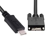 CYケーブル5 Gbps USB-C Type-C本体からMicro USB 3.0ヘリカルマウント型産業用カメラストレージ