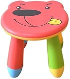 子供用チェア スツール 犬柄 (レッド)