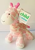 Carter's Child of Mine Pink/White Giraffe Rattle Plush Toy [並行輸入品]