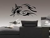 Ocean Sea Sharkスタイリッシュな子魚アゴ子供部屋壁アートステッカーデカールg9309