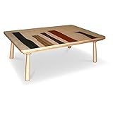 Takatatsu&amp;Co.(有)高松辰雄商店 Aalto アアルト105 ローテーブル 幅120×奥行80×高39cm 国産 日本産 タカタツ WOODPATTERN