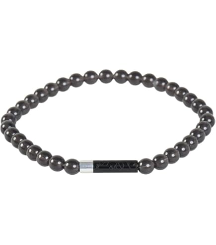 Amazon | [ファイテン] 水晶コンビブレスレット 5mm・7mm玉 17cm