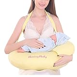 Nunubee クリーム色 U型妊婦枕 妊婦抱き枕　授乳クッション U型ビッグサイズ 多機能 ハグピロー 寝心地サポート枕 横寝 昼寝 トラベルクッション 母の日 133*72cm