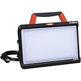ハタヤ(HATAYA) LEDワークライト 屋外用 3800Lm 昼光色 5000K 3mコード付き 防雨型2Pプラグ付き 明るさ2段階切替式 レッド LWY-45R