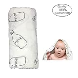 Muslin Baby Swaddle Blankets Baby Long Ripple Wrap Toddler Blankets [並行輸入品]