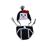 PANCY ベビー服 ベビー用 コスチューム 寝相アート 新生児 着ぐるみ 2点セット 出産祝い プレゼント ペンギン