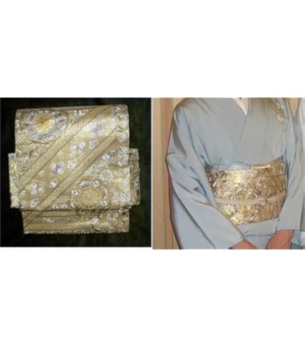 絲屋善創 善創綴 西陣織 袋帯 華紋 新品未使用品 金糸 正絹 六通 Q868 Amazon.co.jp: 西陣織最高級袋帯（株）絲屋善創 黒金引箔地吉祥華文六