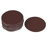 uxcell　紙やすり　サンドペーパー　10cmダイヤ　80グリット　振動ツール　25個