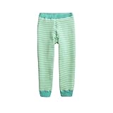 PANCY 子供服 秋冬 長ズボン 裏起毛 防寒 ストレッチパンツ ストライプ 女の子 男の子 多色(150cm,グリーン)