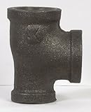 B & K Reducing Tee可鍛性ブラックIron 3 / 4 " x 1 / 2 " x 3 / 4 "