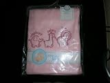 Snuggle Baby Embroidered Fleece Pram Blanket (Pink) by Snuggle Baby