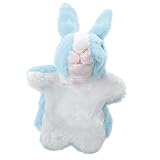 Dovewill 全9色　　 人形　 ぬいぐるみ 　ウサギ　ハンドパペット　ソフト　親子ゲーム　ストーリーテリング　　就学前玩具　　 - 青