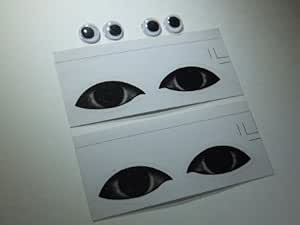 Amazon 寝ていても目がパッチリ 瞼シール 愛用品に目をつけるキョロチャンアイ 各２セット おもちゃ おもちゃ