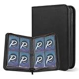 PAKESI スターカードカードファイル4ポケット 160枚収納 カードシートと他のカードを集める スターカード コレクションファイル（ブラック）