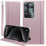 Oppo Reno11 A ケース 手帳型 Reno11A 通用 ネノ 11A SIMフリー A401OP CPH2603 ワイモバイル 楽天モバイル 手帳ケース Reno 11A ストラップケース おっぽ oppo ネノ11A カバー OPPOneno11a ケース オッポ Reno11A 携帯ケース 適用 Cobeimisr CASE マグネット ストラップ カード スマホケース ピンク
